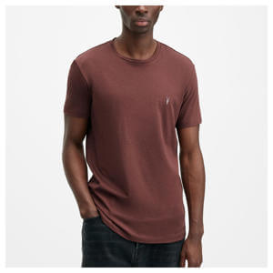 AllSaints Tonic Crew Neck Slim Ramskull T-Shirt